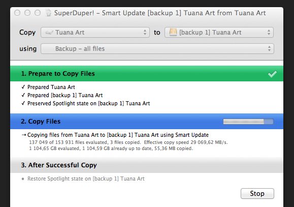 Gör Backup på rätt sätt SuperDuper