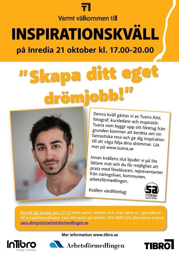 Inspirationskväll på Inredia 21 okt
