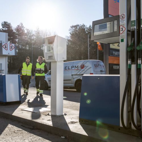ELPM reklambilder bensinpump