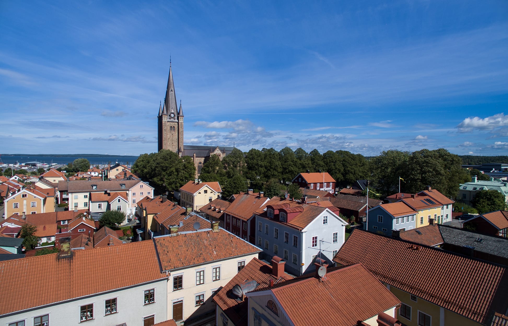 mariestads kommun flygfoto